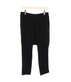 ミューズ ドゥーズィエム クラス MUSE de Deuxieme Classe サルエルパンツ スラックス ジップフライ 無地 36 黒 ブラック /BB