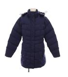 エルエルビーン L.L.BEAN ダウンコート ダウンジャケット フード付き アウター XS ネイビー /YM