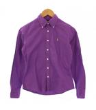 ラルフローレン RALPH LAUREN シャツ 長袖 ボタンダウン 7 紫 /BM