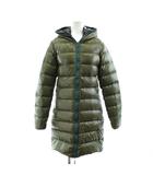 デュベティカ DUVETICA Ace ダウンジャケット ロング フード ジップアップ ナイロン 38 カーキ 114000-1035R /KU