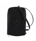 ロエベ LOEWE マルチファンクショナルケース ショルダーバッグ レザー 黒 C500R47X01 /KH ■OH