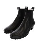 ピッピシック PIPPICHIC SIDE GOA BOOTS サイドゴアブーツ ショート 37 黒 PP20-OBLIQUE /YM
