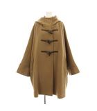 フレームワーク Framework 23AW メルトンダッフルポンチョコート フード トグルボタン ウール 38 キャメル 23020220733140 /KU