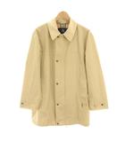 バーバリー ロンドン BURBERRY LONDON ステンカラーコート アウター ミドル 裏地チェック柄 M ベージュ BBN08-315-43 /YT