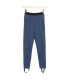 バレンシアガ BALENCIAGA レギンス トレンカ イージー ウエストゴム ストレッチ バイカラー 34 青 ブルー 黒 ブラック /BB