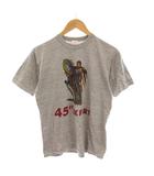 フリーホイーラーズ FREEWHEELERS パワーウェア POWER WEAR Tシャツ カットソー 45’’EXPERT プリント 半袖 M グレー /YM