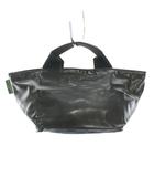 エルベシャプリエ Herve Chapelier ヴェルニ舟型トート ノワール ハンドバッグ エナメルナイロン 黒 ブラック 1027VE /YT