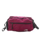 ザノースフェイス THE NORTH FACE ボディバッグ ウエストバッグ ロゴ 紫 パープル 黒 ブラック /AN6