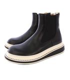 ロエベ LOEWE チェルシーブーツ CHELSEA BOOT サイドゴアブーツ ショートブーツ レザー 37 黒 /TK