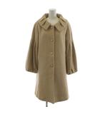 ホコモモラ JOCOMOMOLA ステンカラーコート ロング丈 ウール アウター 42 ベージュ /AN57