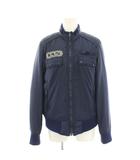 ヒステリックス Hysterics ロックプリントプリマロフトジャケット ブルゾン 中綿ジャケット アウター ロゴプリント FREE 紺 ネイビー 2AB-5290 /YT