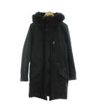 オールドサーカス THEE OLD CIRCUS モッズコート ロング ファー 2 黒 ブラック 7304 /KU
