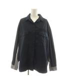 ジョンブル JOHNBULL カジュアルシャツ ワイシャツ ブラウス 長袖 F 紺 ネイビー グレー AL946KY /RR