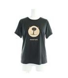WIC.T Women's モンタベアフェイス Tシャツ クマ 半袖 S 黒 ブラック 1114483 /AP