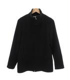 ソフネット SOPHNET. ブルゾン ジャケット ジップアップ スタンドカラー カシミヤ混 M 黒 ブラック /NU