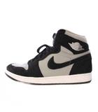 ナイキ NIKE AIR JORDAN 1 RETRO HIGH OG MEDIUM GREY エアジョーダン1レトロハイOGミディアムグレー スニーカー US12 29cm 黒 ブラック DZ2523-001 /BB