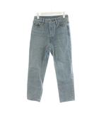 ミューズ ドゥーズィエム クラス MUSE de Deuxieme Classe 24SS 追加 スリム クロップドデニムパンツ ジーンズ ジーパン Gパン ジッパーフライ 34 水色 ライトブルー 24030500402010 /AN55