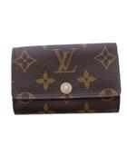 ルイヴィトン LOUIS VUITTON ミュルティクレ6 モノグラム キャンバス 6連キーケース 三つ折り ロゴ 総柄 茶 ブラウン M60701 /BB ■OH