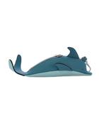 ロエベ LOEWE ドルフィンチャーム カーフスキン 青 ブルー /KH ■OH