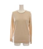 ミューズ ドゥーズィエム クラス MUSE de Deuxieme Classe クルーネック プルオーバーニット セーター ウール 長袖 36 ベージュ 21080500402030 /YM