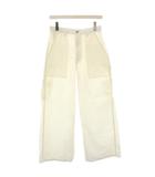 スローブ イエナ SLOBE IENA 25SS サワホコ SAWAHOCOペインターパンツ ワークパンツ ジップフライ 38 白 ホワイト 25030912846010 /YT