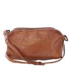 ゲンテン genten ショルダーバッグ メッセンジャー レザー 茶 /TK
