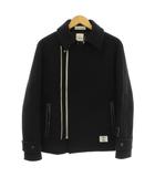 ベドウィン BEDWIN ダブル メルトンPコート ピーコート ウール 2 黒 ブラック /☆G