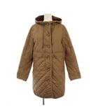 マッキントッシュフィロソフィー MACKINTOSH PHILOSOPHY キルティングコート 中綿 アウター ロング丈 フード 36 ベージュ /BB