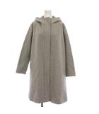 ユナイテッドアローズ UNITED ARROWS フード付き コート ロング アウター 36 グレー 1525-147-3738 /YM