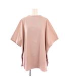 アドーア ADORE カットソー 半袖 フレンチスリーブ クルーネック 無地 ストレッチ ワンカラー 38 ピンク /BB