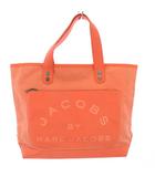 マークバイマークジェイコブス MARC by MARC JACOBS トートバッグ ロゴ オレンジ /TK