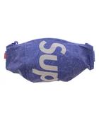 シュプリーム SUPREME ウォータープルーフ リフレクティブ スペックルド ウエストバッグ ボディバッグ ナイロン ロゴ プリント 青 ブルー /BB