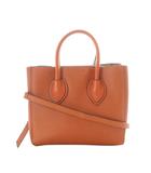 ナノユニバース nano universe ハンドバッグ ショルダー オレンジ 橙色 2WAY /RI ■OS