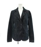 ミュウミュウ miumiu デニムジャケット テーラードジャケット シングル 40 紺 ネイビー /AN43