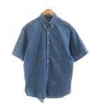 ラルフローレン RALPH LAUREN BLAIRE ボタンダウンシャツ デニムシャツ 刺繍 S インディゴ /KU