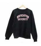 チャンピオン CHAMPION スウェット トレーナー 長袖 ラウンドネック プリント 裏起毛 L マルチカラー 黒 ブラック /YS30