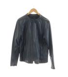 シャマ SHAMA シングルライダースジャケット レザージャケット 42 グレー SMNU-SR1 /RR