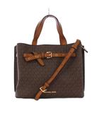 マイケルコース MICHAEL KORS エミリア ショルダーバッグ ハンドバッグ 2WAY ブラウン /KH