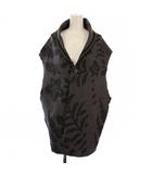 ソウソウ SOU SOU 莢 ベスト ジャケット フード 野の花 ウール F グレー /BM