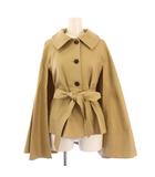 ジェンヌ JENNE トレンチケープ アウター ショート丈 ステンカラー ベルト F ベージュ STY25SS-CO40 /BB