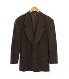 ジョルジオアルマーニ GIORGIO ARMANI LE COLLEZIONI テーラードジャケット 総裏地 シングル 2B ウール 44REG カーキ /BM