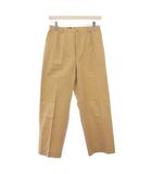 バーバリーゴルフ BURBERRY GOLF スラックスパンツ ストレート ジップフライ ロゴ 刺繍 ワンカラー 11 ベージュ /BB