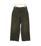 ロエベ LOEWE 24SS SUNA FUJITA デニムパンツ バギージーンズ  36 緑 S359Y11XAY /KH