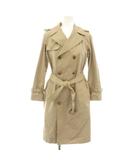 ドゥーズィエムクラス DEUXIEME CLASSE ギャバトレンチコート アウター ミドル ベルト 32 ベージュ 15020500501030 /YT