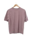 ユナイテッドアローズ UNITED ARROWS Tシャツ カットソー M 半袖 パイル地 ピンク /NU