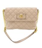 マークジェイコブス MARC JACOBS チェーン ショルダーバッグ キルティング ピンクベージュ /☆G