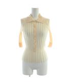 スタニングルアー STUNNING LURE シャツ ブラウス S オレンジ 橙色 シアー 半袖 伸縮性 /AP