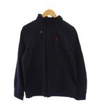 ポロ ラルフローレン POLO RALPH LAUREN パーカー ジャケット ジップアップ ロゴ刺繍 ナイロン XL(18-20) 黒 /BM