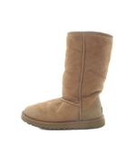 アグ オーストラリア UGG australia ムートンブーツ ロング ロゴ 23cm 茶色 ブラウン /SR