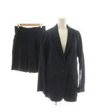 フレームワーク Framework スーツ セットアップ リネンストレッチテーラードジャケット ショートパンツ キュロット 36 38 黒 ブラック 20010200301010 20032200301010 /RR